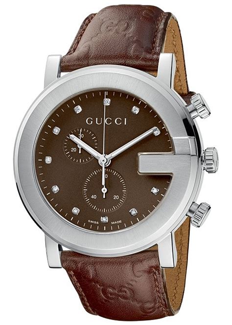 brown diamond gucci watch